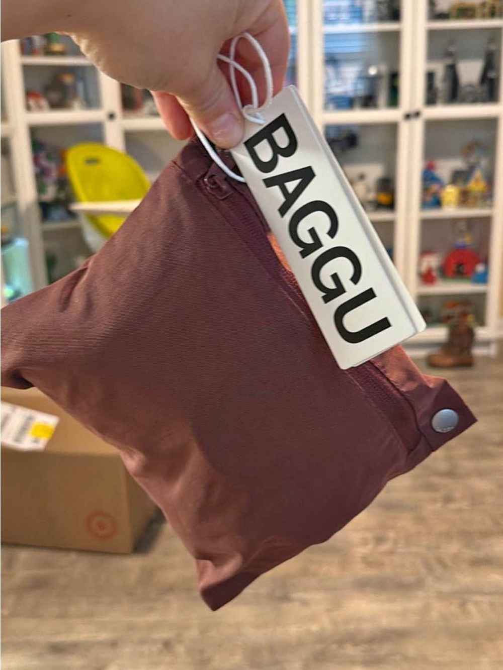 BAGGU Cloud Tote Bag - Mahogany - Picture 1 of 3